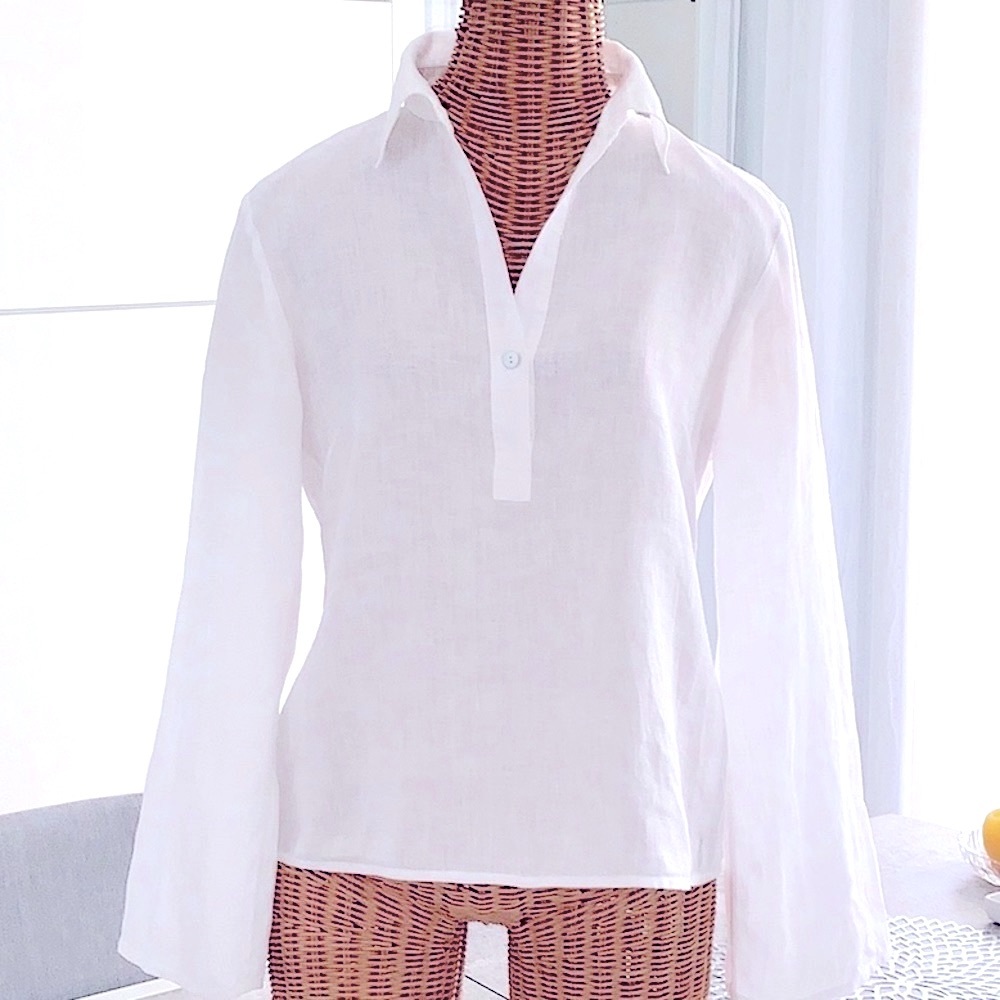 Phase Eight. 100% linen blouse. Size medium.